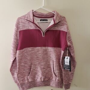 Surf Mentality Fleece 1/4 Zip Pullover Size S NWT